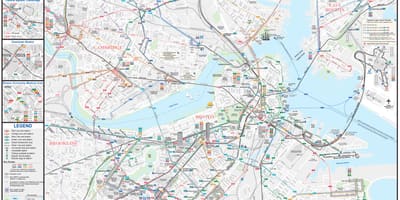 MBTA ਬੱਸ ਨਕਸ਼ਾ